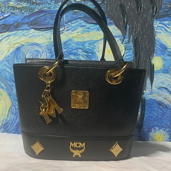 MCM Mini bag with MCM Charm.   EUC - Picture 1 of 12